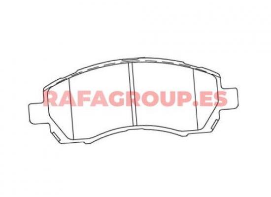 RG6844 - Pastillas de freno